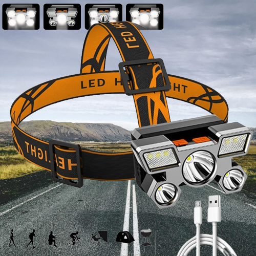Bright Portable LED Camping Headlamp - Pexav