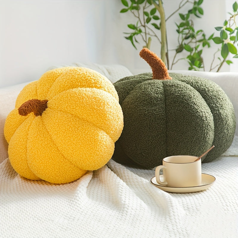 Warm Autumn Pillow - Soft Plush Fall Decor Cushion