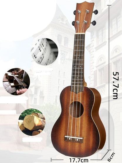Compact 4 String Starter Acoustic Guitar