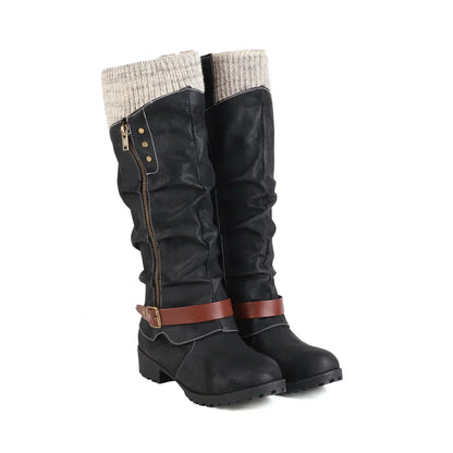 Fashionable High Women’s Boots - Isabella-Black-3.0-Nora Luxe