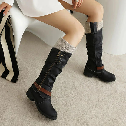 Stylish Tall Ladies Ankle Boots - Pexav