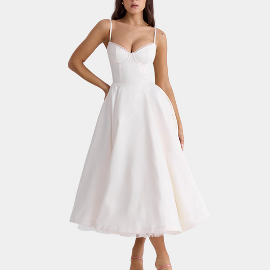Stylish Knee Length Dress Elena - Pexav