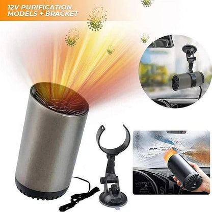 Compact 360° Rotatable Car Heater Blower