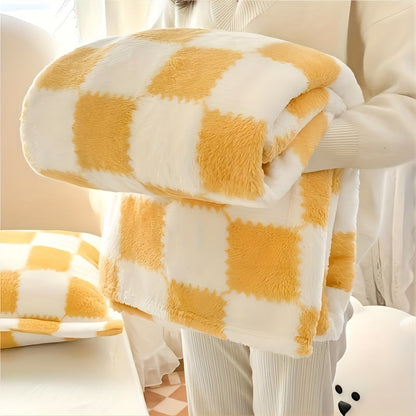 Warm Plaid Fleece Blanket
