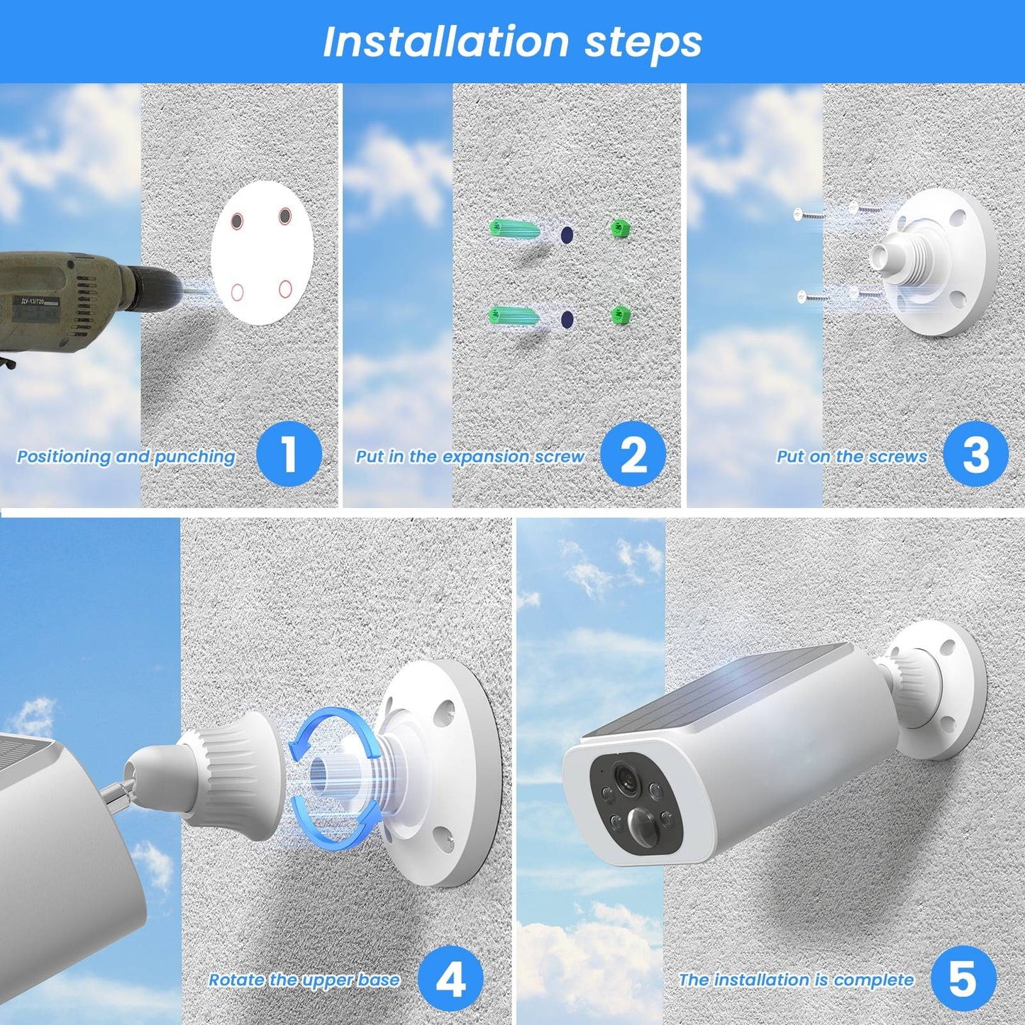 Wireless Outdoor Night Vision Security Camera System