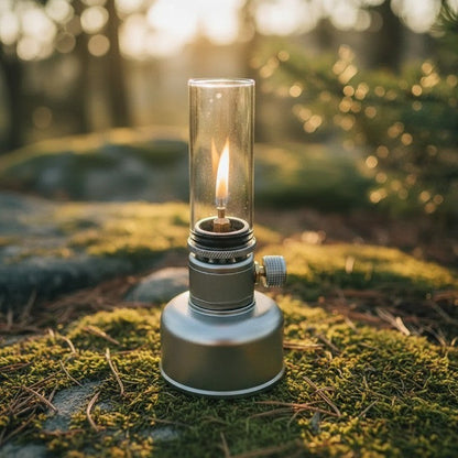 Compact Portable Fire Light Table Lamp - Pexav