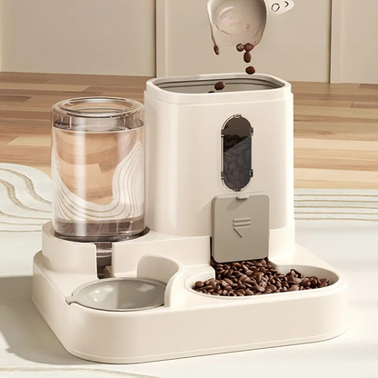 Dual Pet Food and Water Bowl Station - Pexav