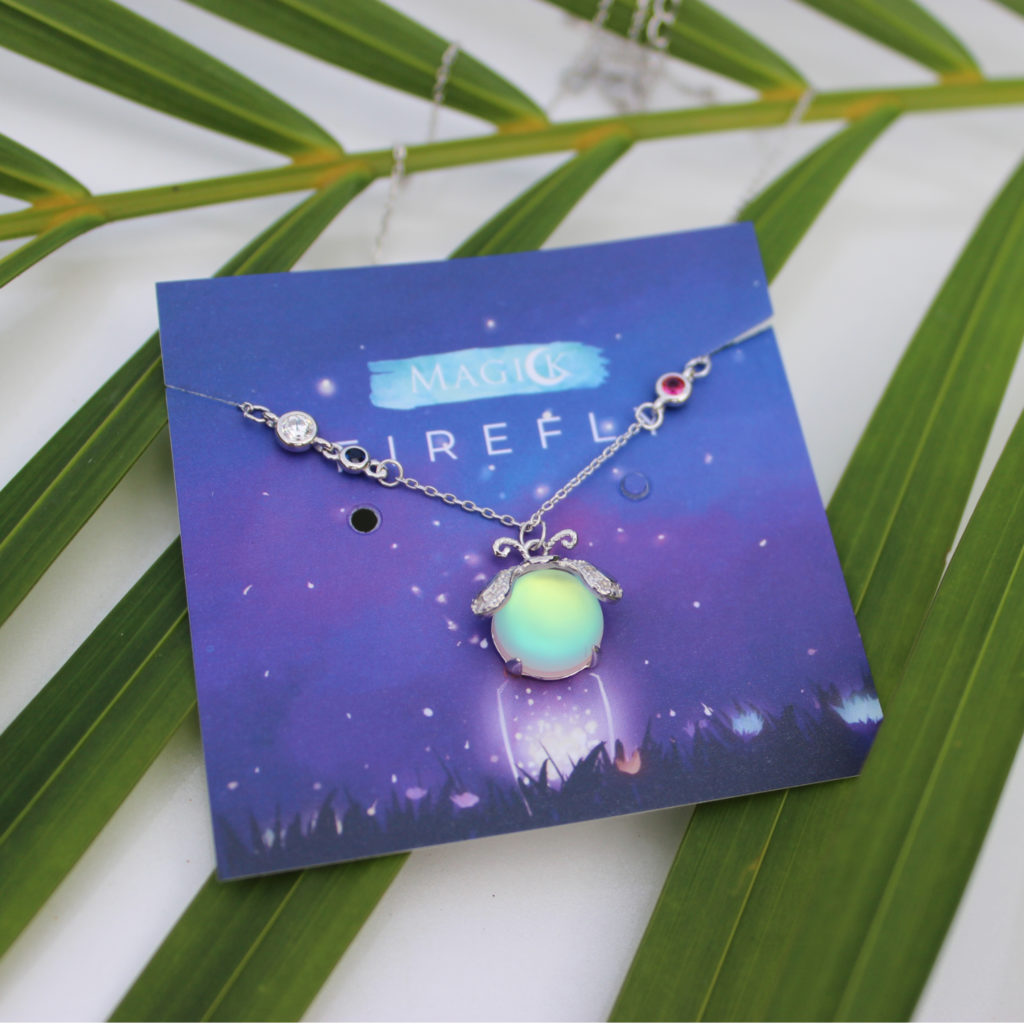 Sparkling Moonstone Silver Chain Necklace
