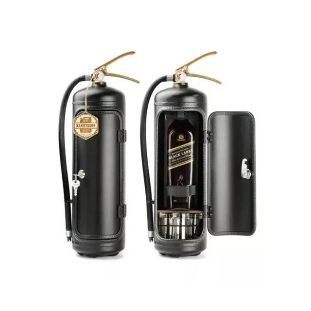 Secret Bottle Fire Extinguisher Storage
