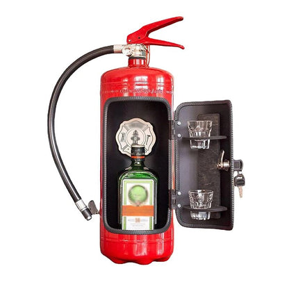 Secret Bottle Fire Extinguisher Storage - Pexav