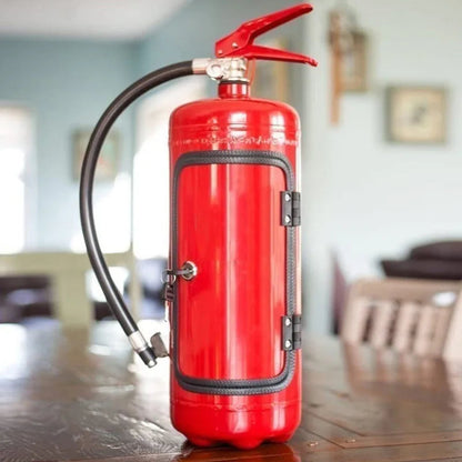 Secret Bottle Fire Extinguisher Storage