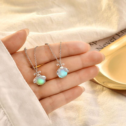 Sparkling Moonstone Silver Chain Necklace