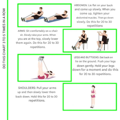 Fitness Resistance Band - FlexoTrainer-Purple-Nora Luxe