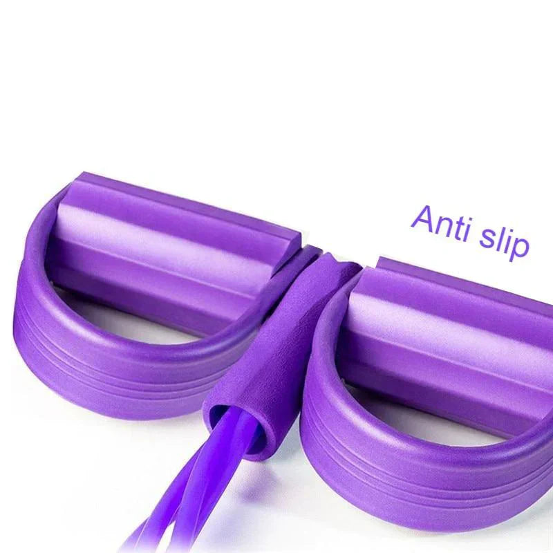 Fitness Resistance Band - FlexoTrainer-Purple-Nora Luxe
