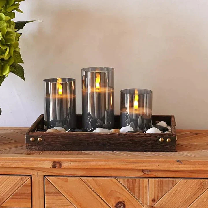 Safe Battery Operated Candle Set - Pexav