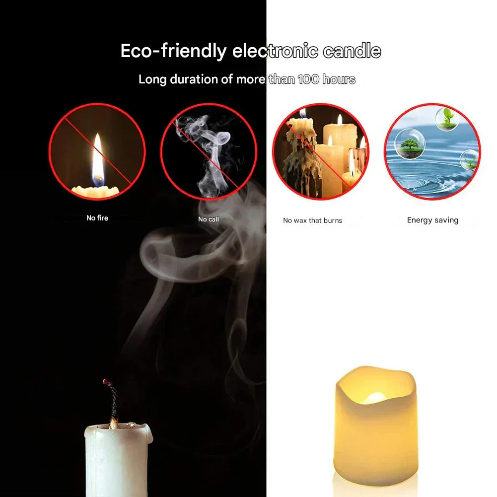 Flameless LED Candles for a Cozy Atmosphere - Lumos-Nora Luxe