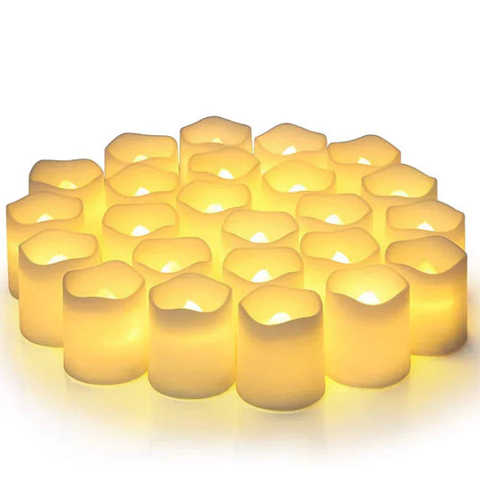 Warm LED Candle Lights for Home Ambiance - Pexav