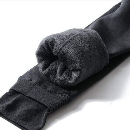 Fleece Lined Winter Leggings - Elsa-Gray-S-Nora Luxe