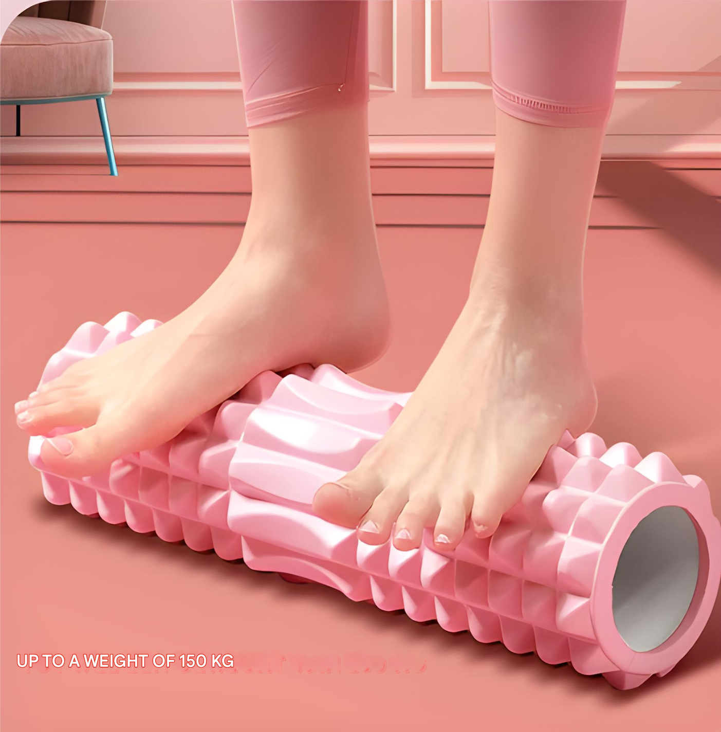 Foam Massage Roller - MuscleRelief-Pink-Nora Luxe