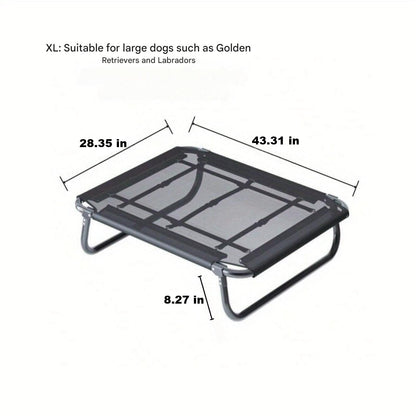 Foldable Dog Stretcher - TravelBuddy-Black-S-Nora Luxe