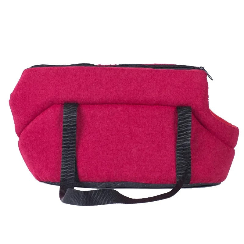 Foldable Travel Basket for Dogs - CarryPaws-Gray-M-Nora Luxe