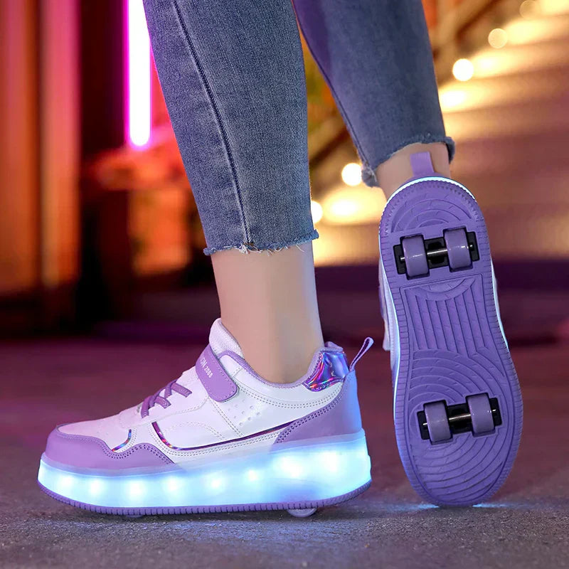 Comfortable LED Light Up Kids Sneakers