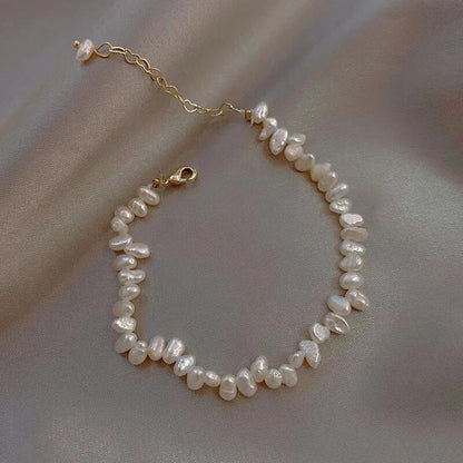 FRESHWATER PEARL BRACELET-Nora Luxe