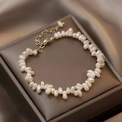 FRESHWATER PEARL BRACELET-Nora Luxe