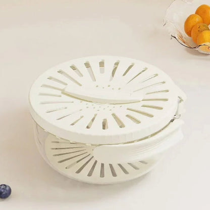 Fruit and Vegetable Storage Container - FreshSeal-White-Nora Luxe