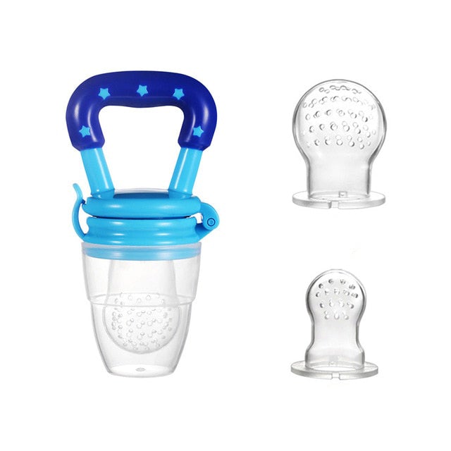 Fruit spear - BabyBite-Blue-Nora Luxe