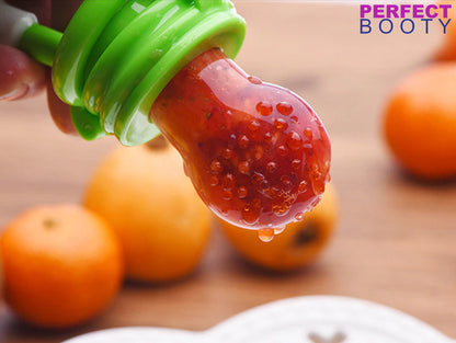Fruit spear - BabyBite-Pink-Nora Luxe