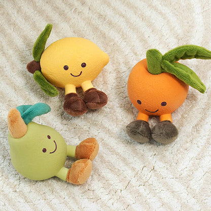 Fruity Dog Squeaky Toy - FruityChew-Orange-Nora Luxe