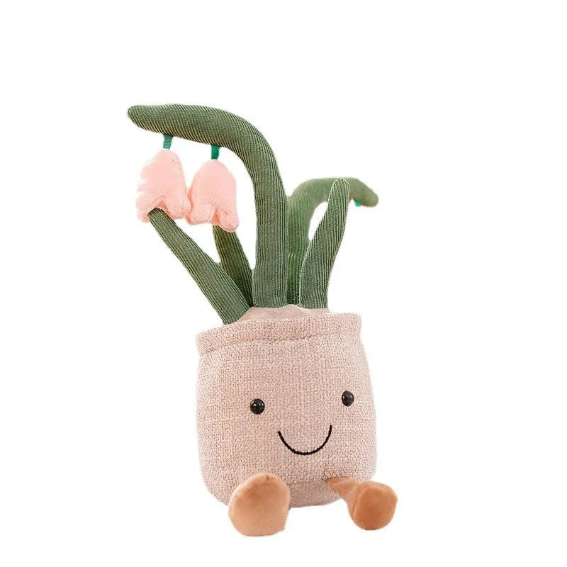 Funny Flower Cuddle - BloomBuddy-Red Tulip-Nora Luxe