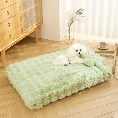 Soft Cozy Pet Dog Bed with Pillow