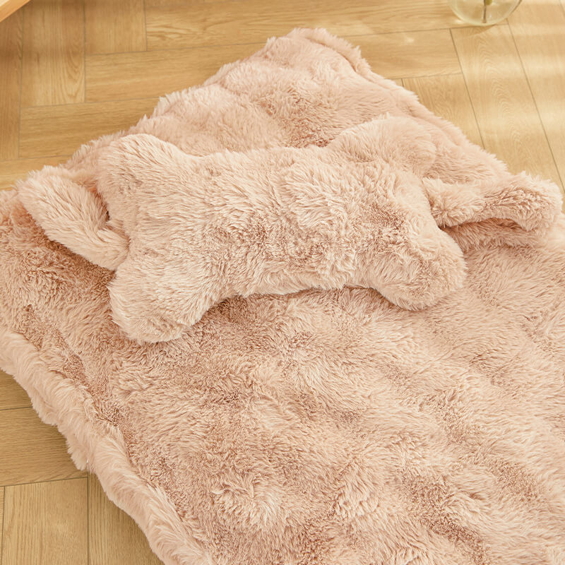 Soft Cozy Pet Dog Bed with Pillow