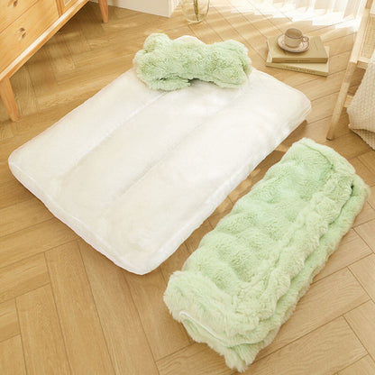 Soft Cozy Pet Dog Bed with Pillow
