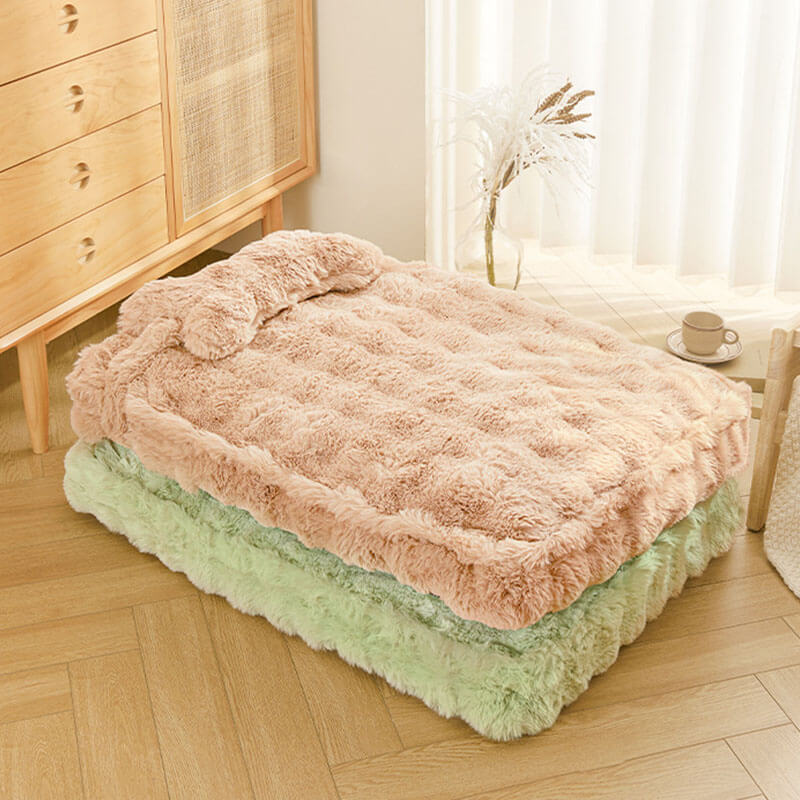 Soft Cozy Pet Dog Bed with Pillow