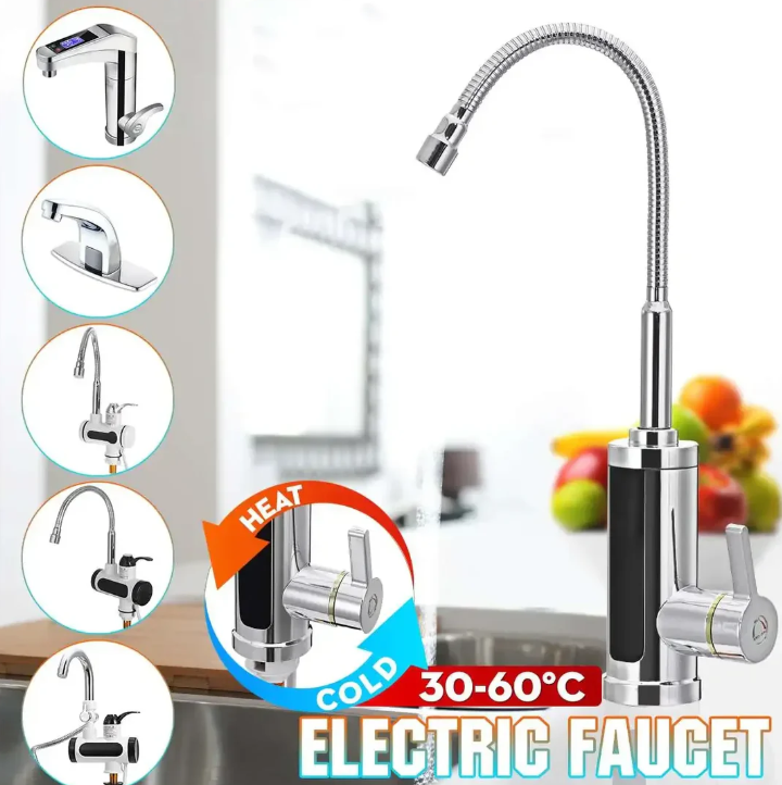 Powerful Instant Hot Water Kitchen Faucet