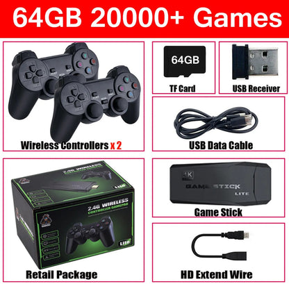 4K Streaming Game Console with 64GB & Free Games