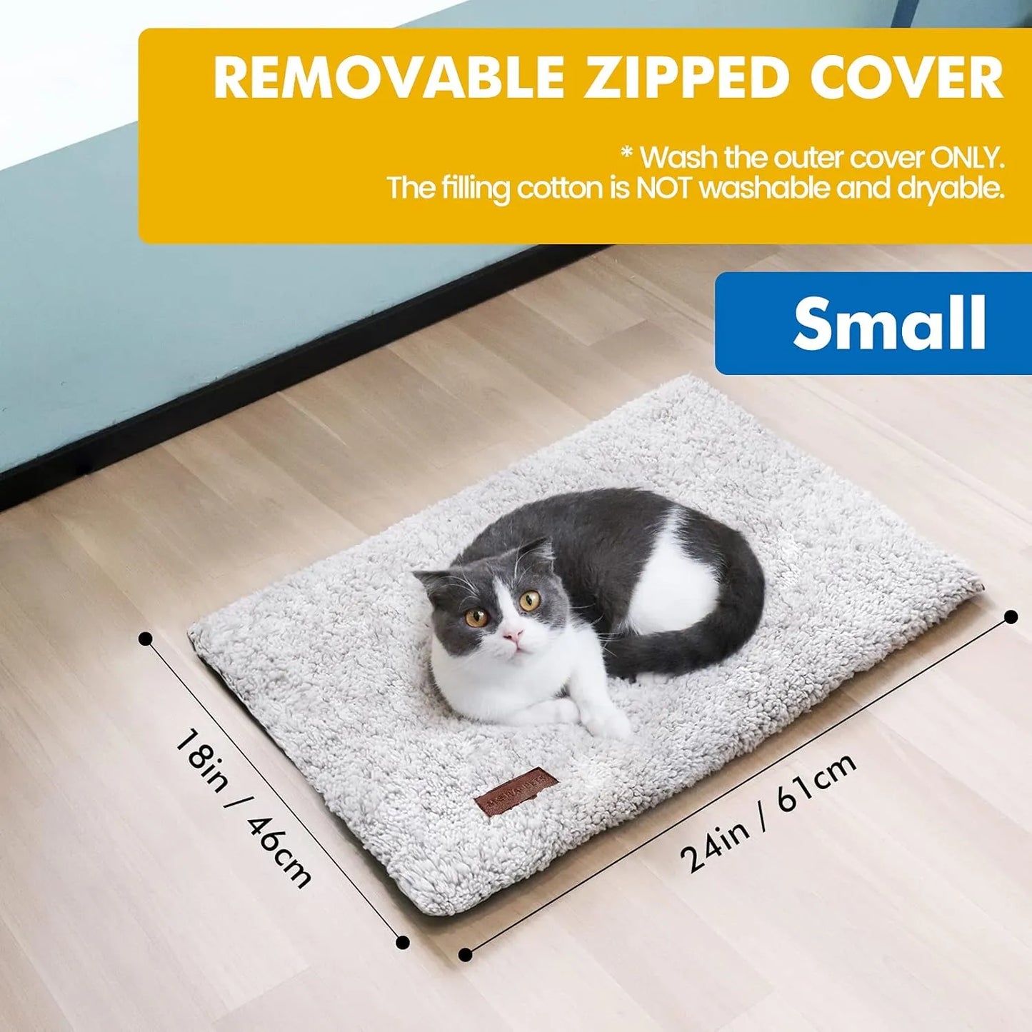 Cozy Heated Cat Bed | Warm Pet Mat