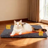 Cozy Heated Cat Bed | Warm Pet Mat