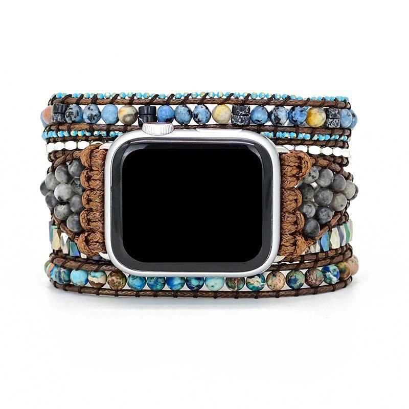 Blue Gemstone Apple Watch Band - Pexav