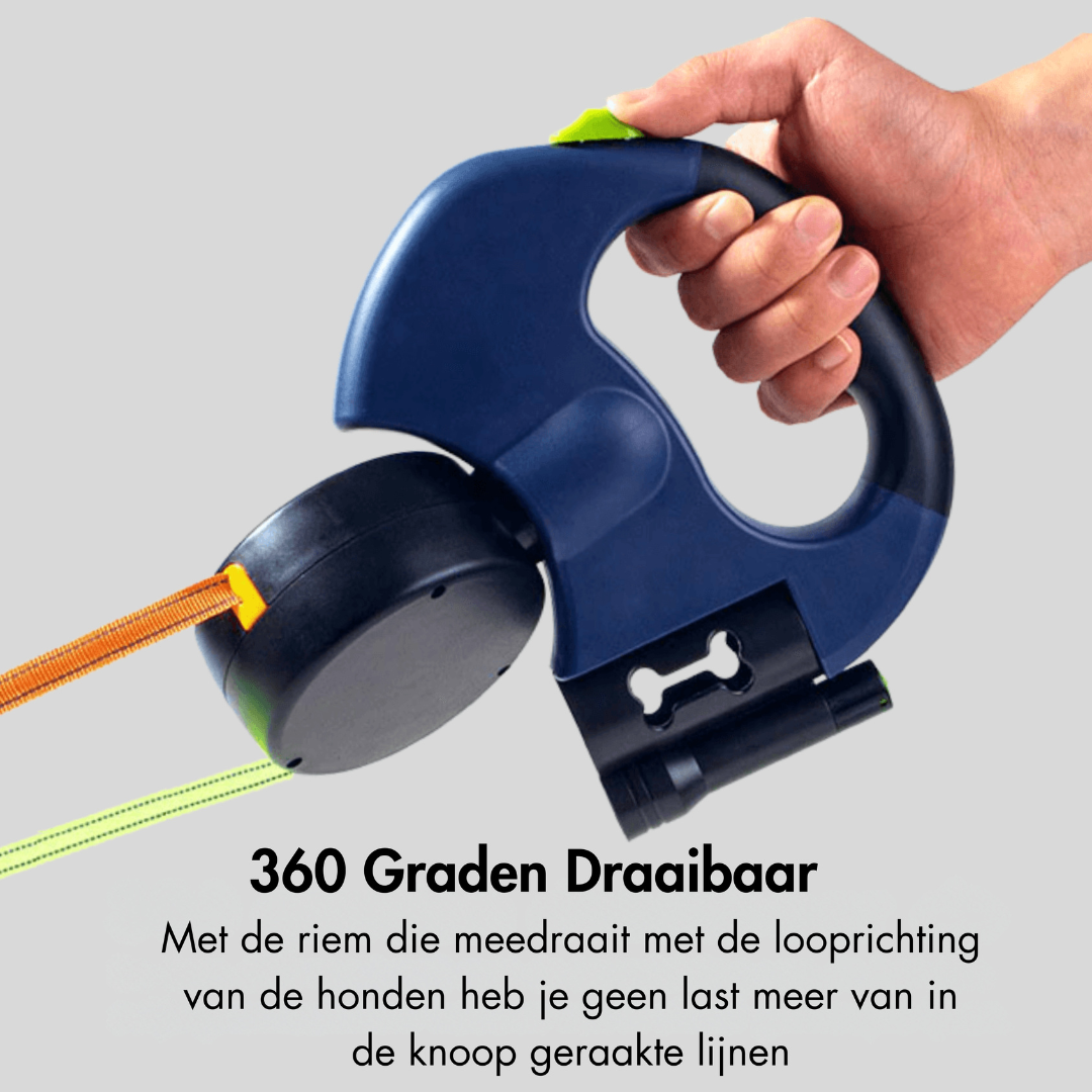 Adjustable Hands Free Dog Leash with LED Light