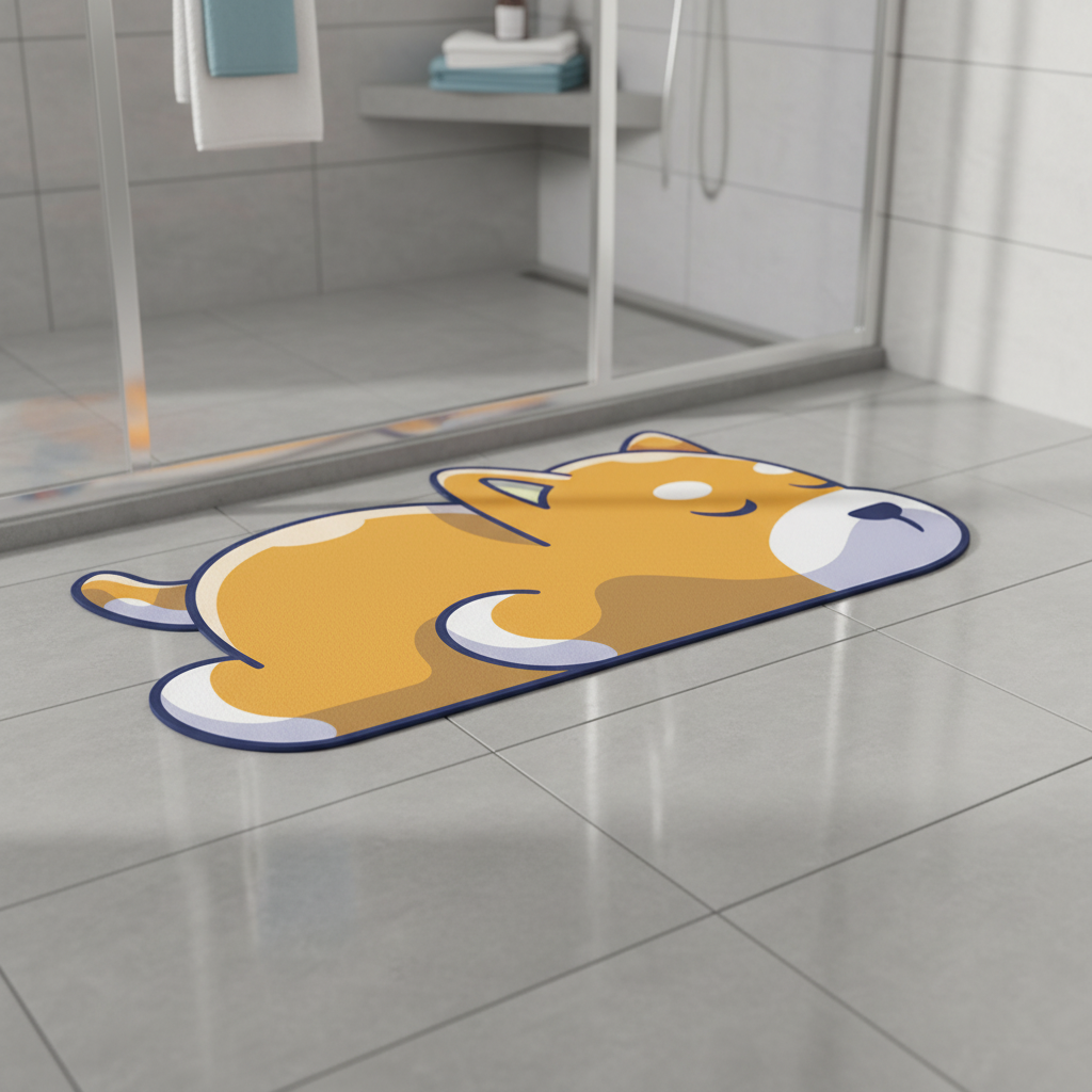 Soft Nylon Non Slip Bath Mat - Pexav