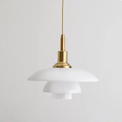 Glass Decorative Lamp - AuroraGlow-Hanger (Gold)-Nora Luxe