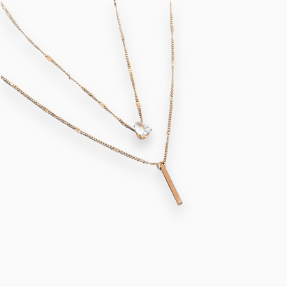 Glow Grid Chain - Lumia-Gold-Nora Luxe