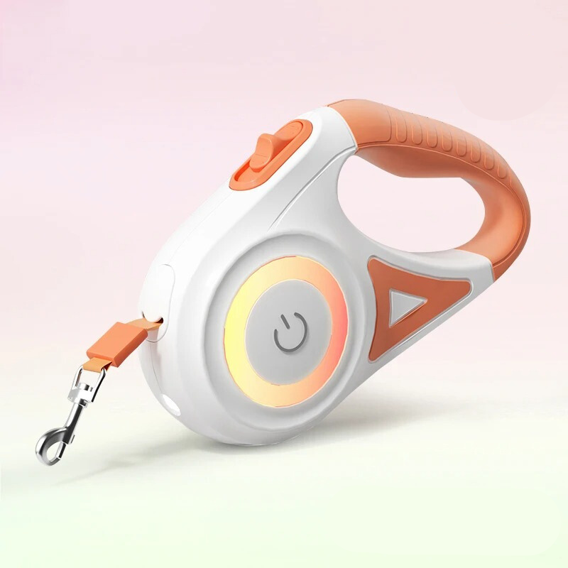 Bright LED Dog Leash with Built-in Flashlight - Pexav