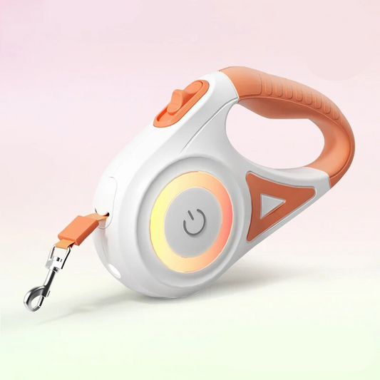 Bright LED Dog Leash with Built-in Flashlight - Pexav