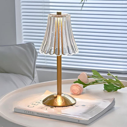 Golden Crystal Table Lamp - Aurora Luxe-Classic-Nora Luxe