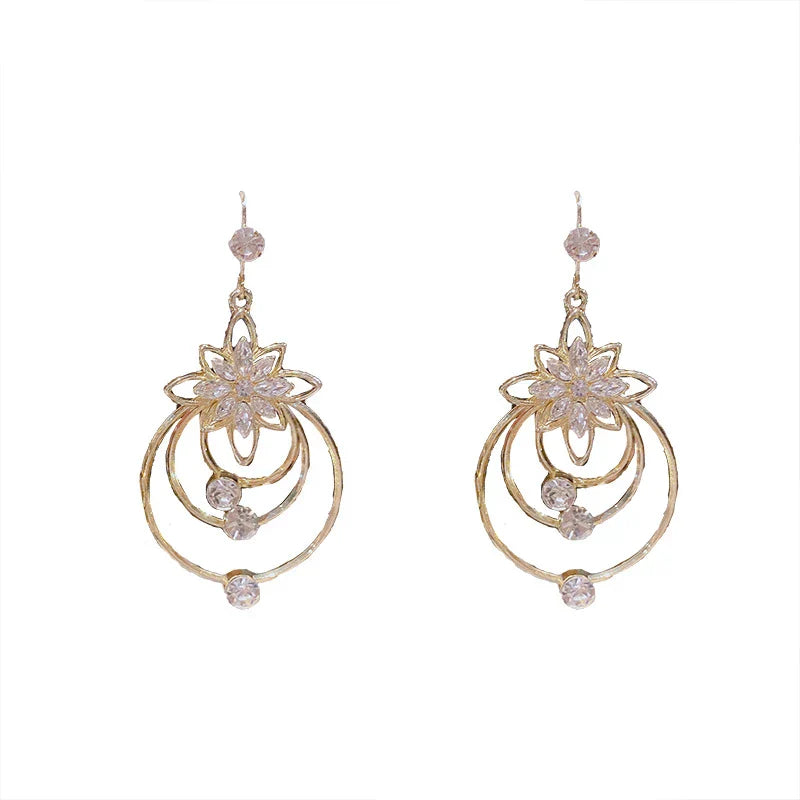 Golden Hoop Earrings | Luxurious Jewellery-Nora Luxe